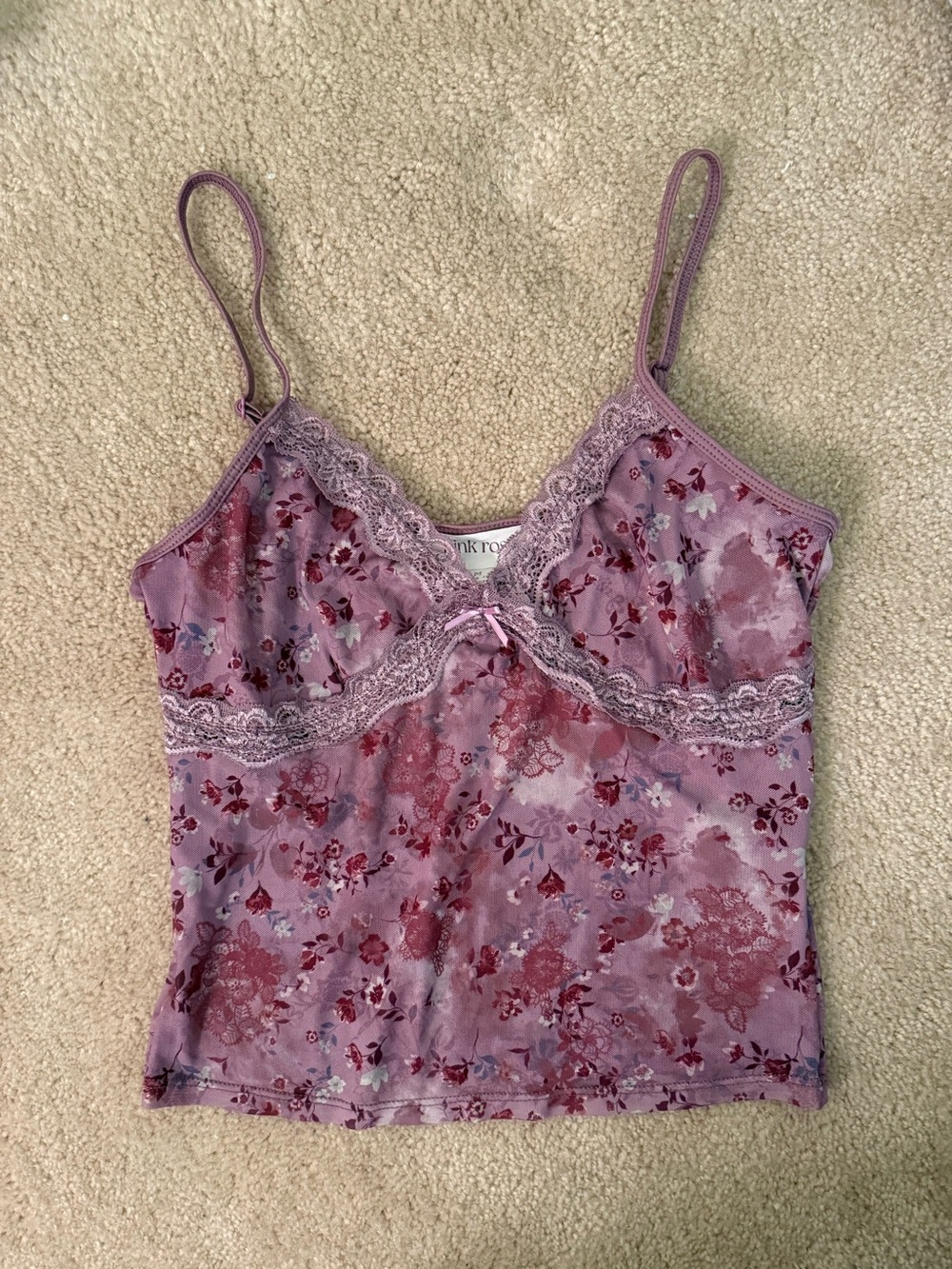 Pink Rose mauve/purple top